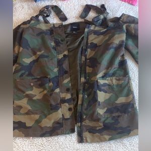 Cameo off shoulder jacket